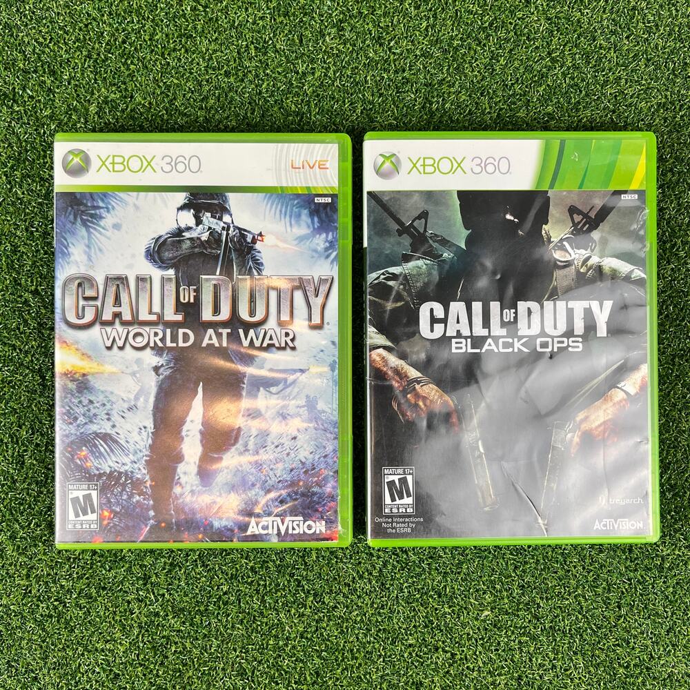 Call of Duty: World at War and Call of Duty: Black Ops Microsoft Xbox 360